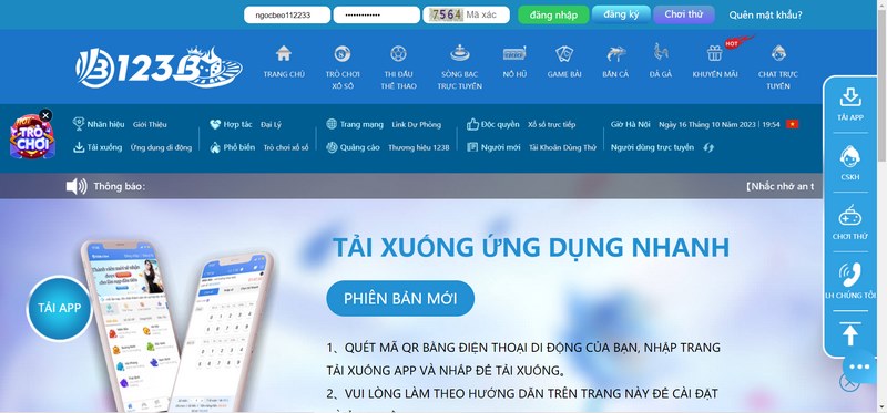 Hướng dẫn tải ứng dụng 123B về mọi thiết bị chỉ 3 bước